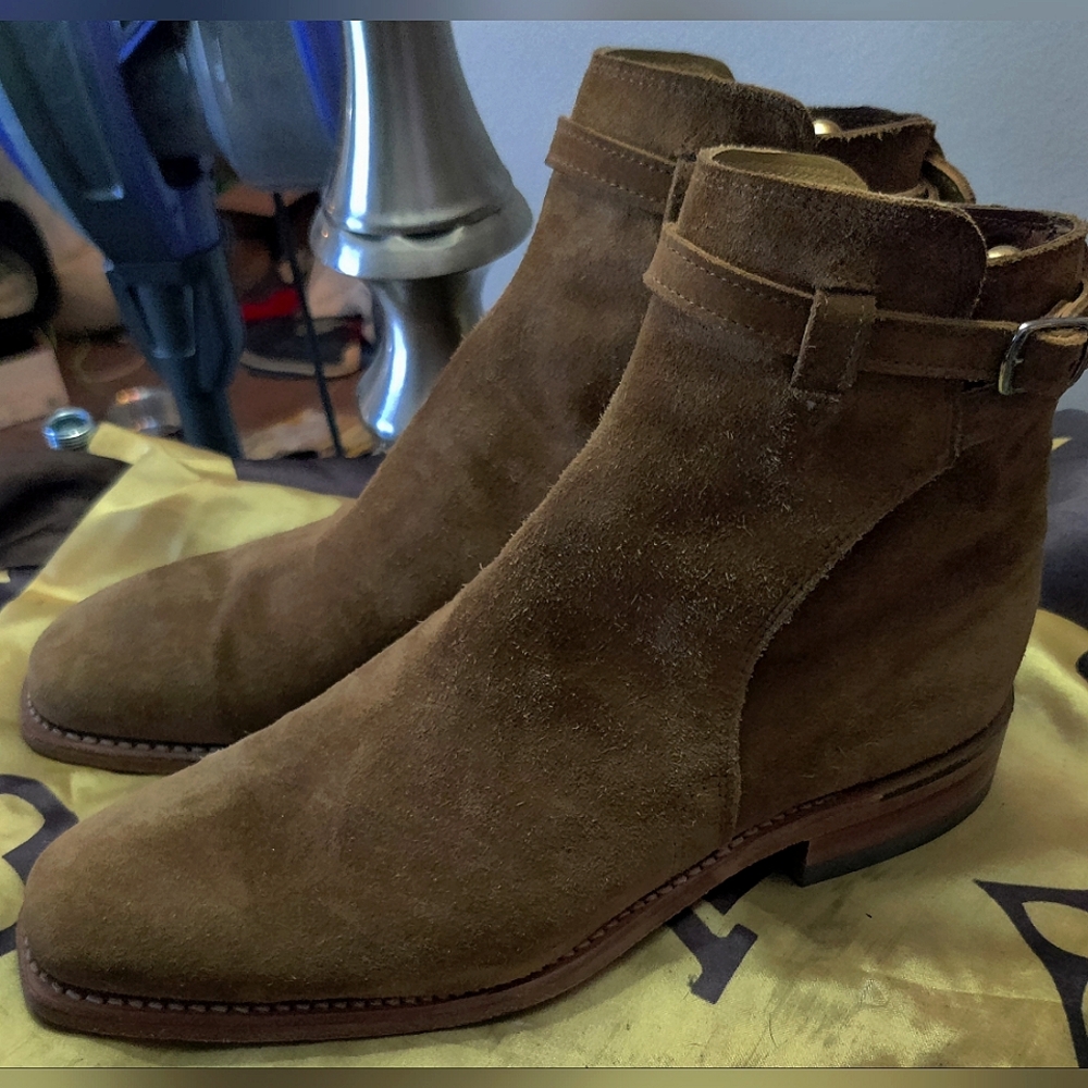 R.M Williams Suede Jodhpur boots